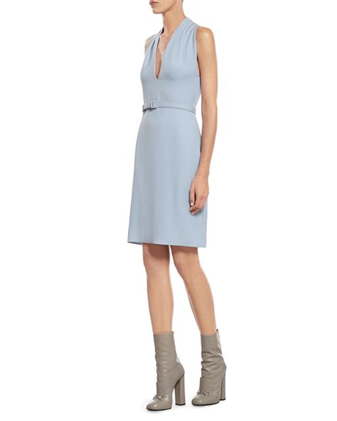 gucci pale blue dress